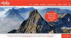 Desktop Screenshot of mythenregion.ch